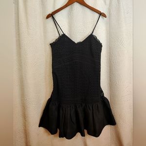 J. Crew Eyelet Ruffle Hem Dress